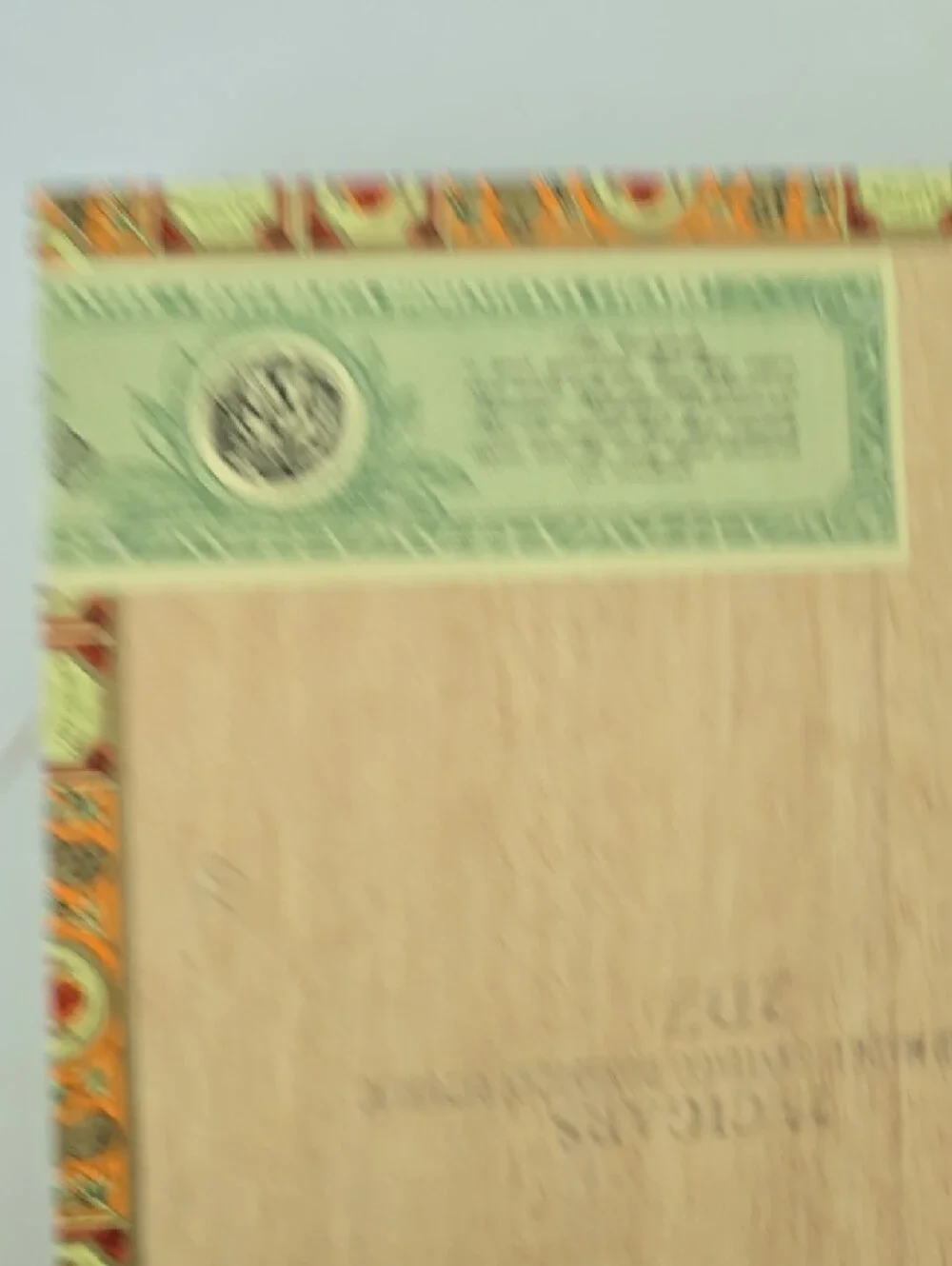 Vintage Macanudo Maduro Empty Wooden Cigar Box Barob De Rothschild